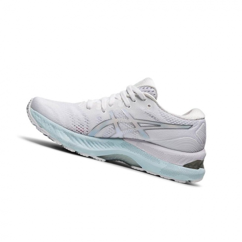 Chaussure Running Asics GEL-NIMBUS 23 Femme Blanche | TWJC56748