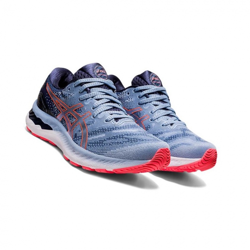 Chaussure Running Asics GEL-NIMBUS 23 Femme Bleu Clair | TXWB60412