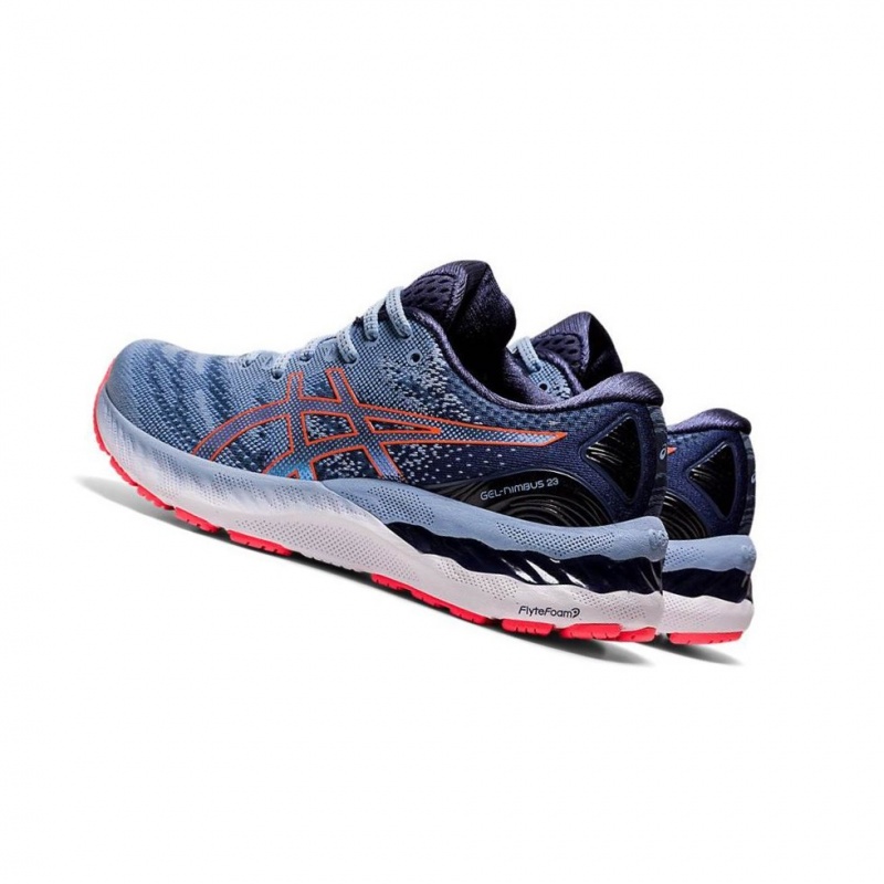 Chaussure Running Asics GEL-NIMBUS 23 Femme Bleu Clair | TXWB60412