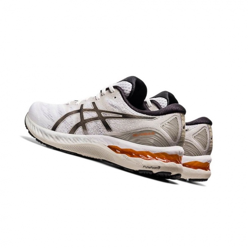 Chaussure Running Asics GEL-NIMBUS 23 Homme Blanche | AGHM96312