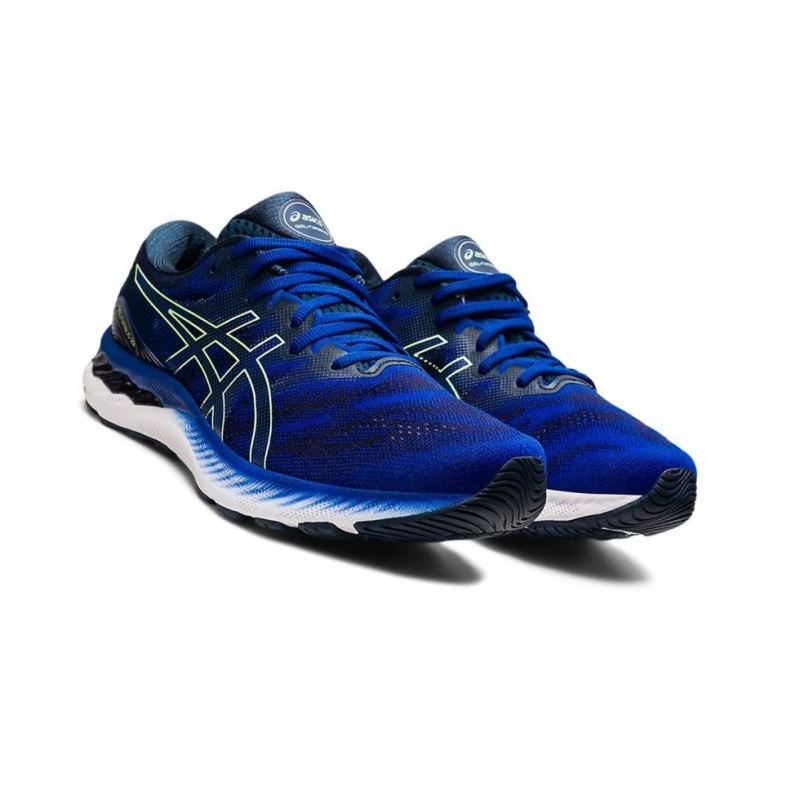 Chaussure Running Asics GEL-NIMBUS 23 Homme Bleu | TOWE98052