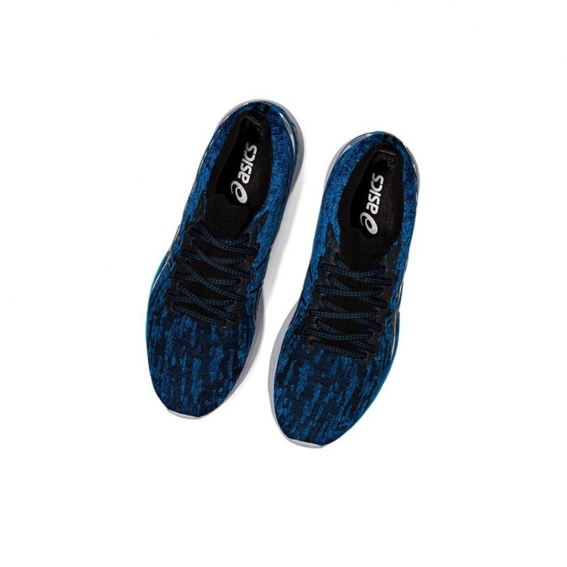 Chaussure Running Asics GEL-NIMBUS 23 Knit Homme Bleu | QYRS57401