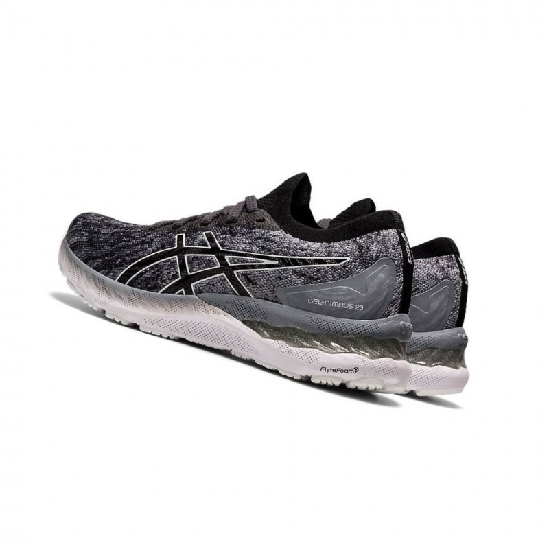 Chaussure Running Asics GEL-NIMBUS 23 Knit Femme Grise | KJYI30287