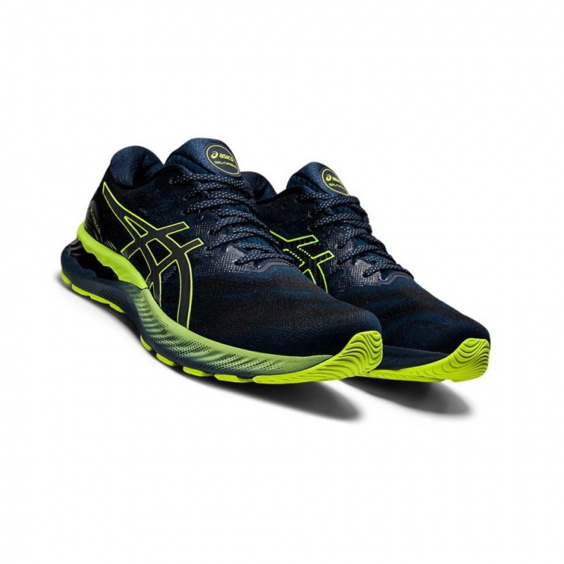 Chaussure Running Asics GEL-NIMBUS 23 LITE-SHOW Homme Bleu Marine | XGVM24695