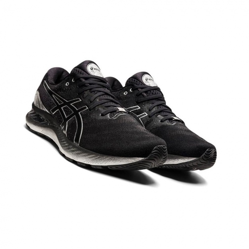 Chaussure Running Asics GEL-NIMBUS 23 PLATINUM Homme Noir | IOPB43857