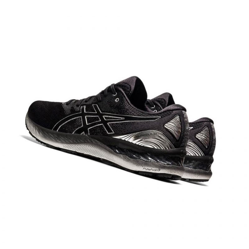 Chaussure Running Asics GEL-NIMBUS 23 PLATINUM Homme Noir | IOPB43857