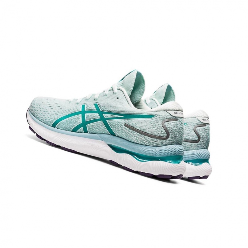 Chaussure Running Asics GEL-NIMBUS 24 (D) Femme Soothing Sea / Sea Glass | FTYI14578