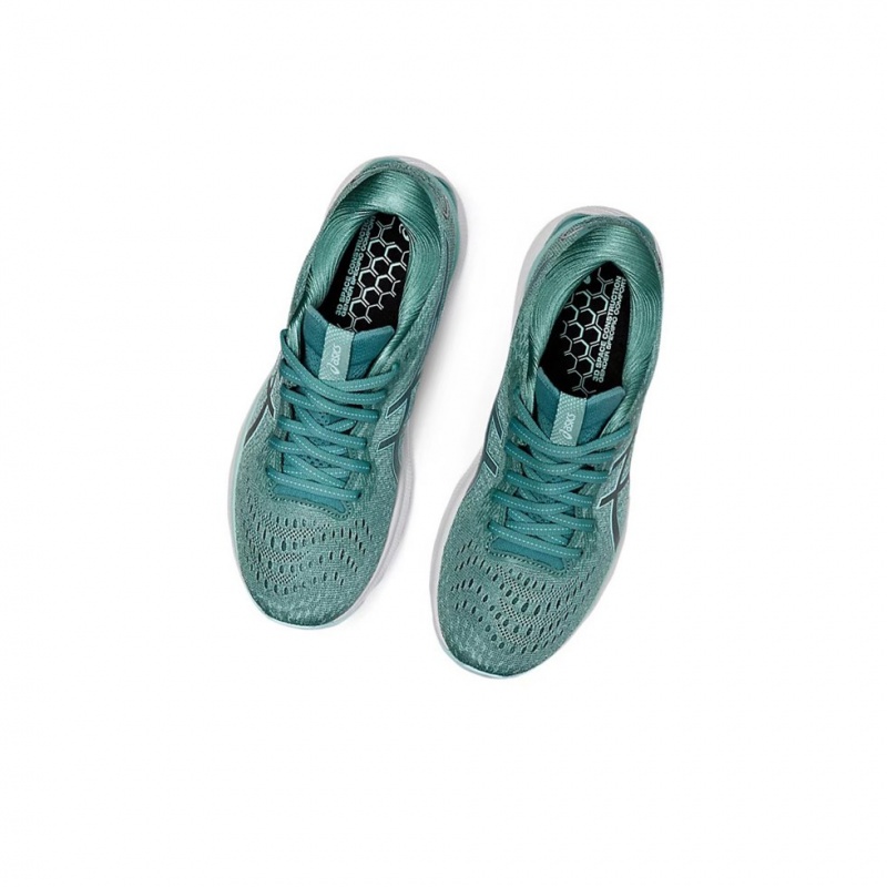 Chaussure Running Asics GEL-NIMBUS 24 (D) Femme Bleu | OXLF14509