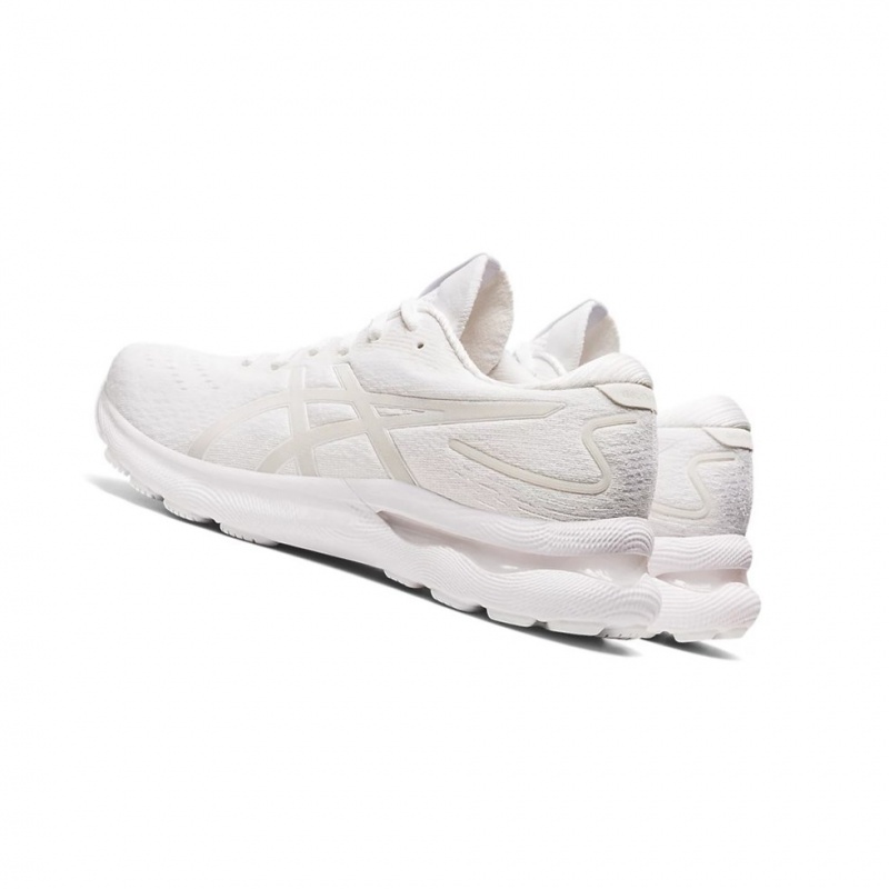 Chaussure Running Asics GEL-NIMBUS 24 Femme Blanche Blanche | OVIG58739