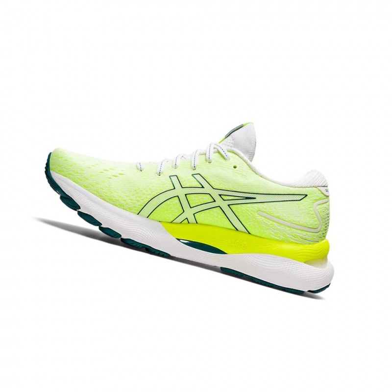 Chaussure Running Asics GEL-NIMBUS 24 Femme Blanche | ARMD57389