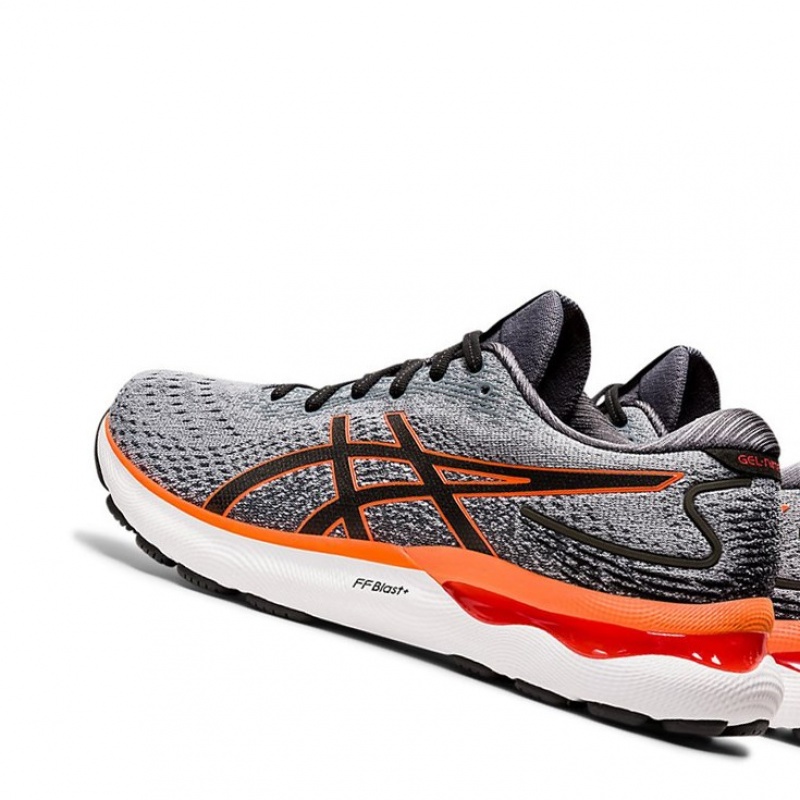 Chaussure Running Asics GEL-NIMBUS 24 Homme Orange | BDXM13754