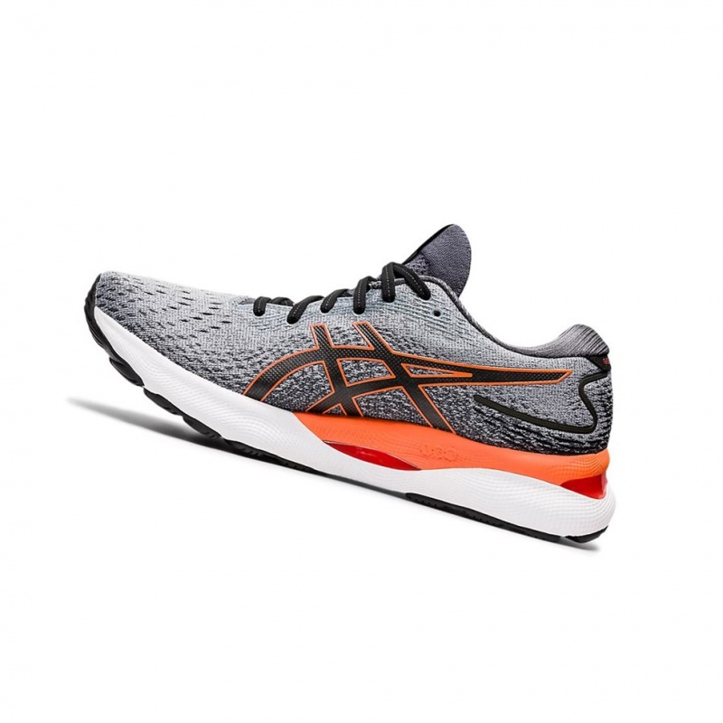 Chaussure Running Asics GEL-NIMBUS 24 Homme Orange | BDXM13754