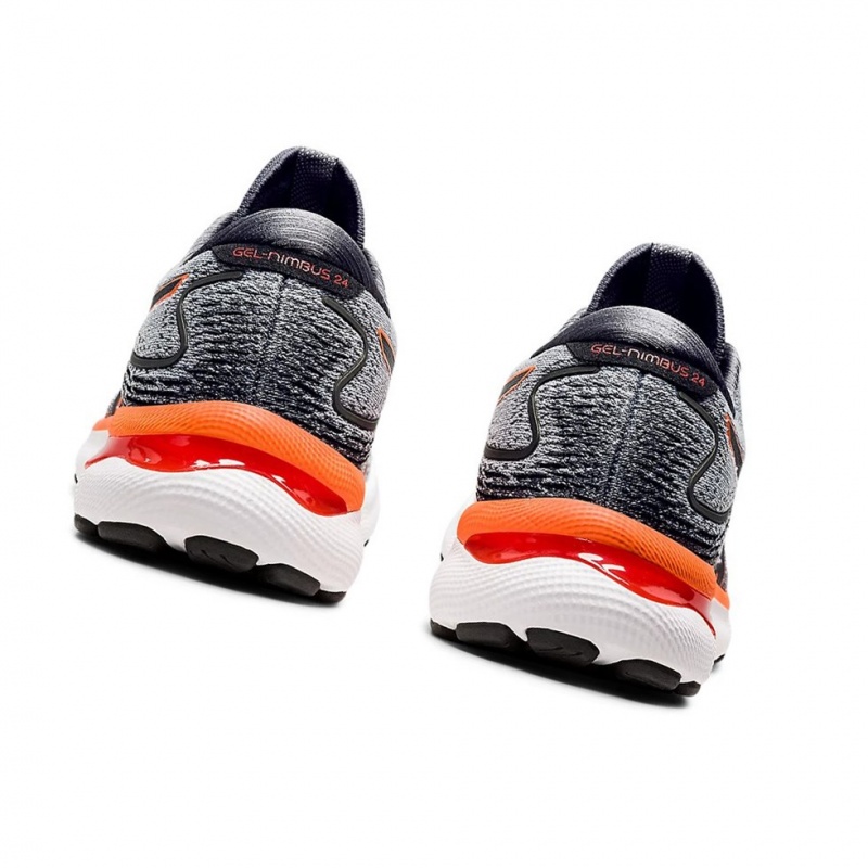 Chaussure Running Asics GEL-NIMBUS 24 Homme Orange | BDXM13754