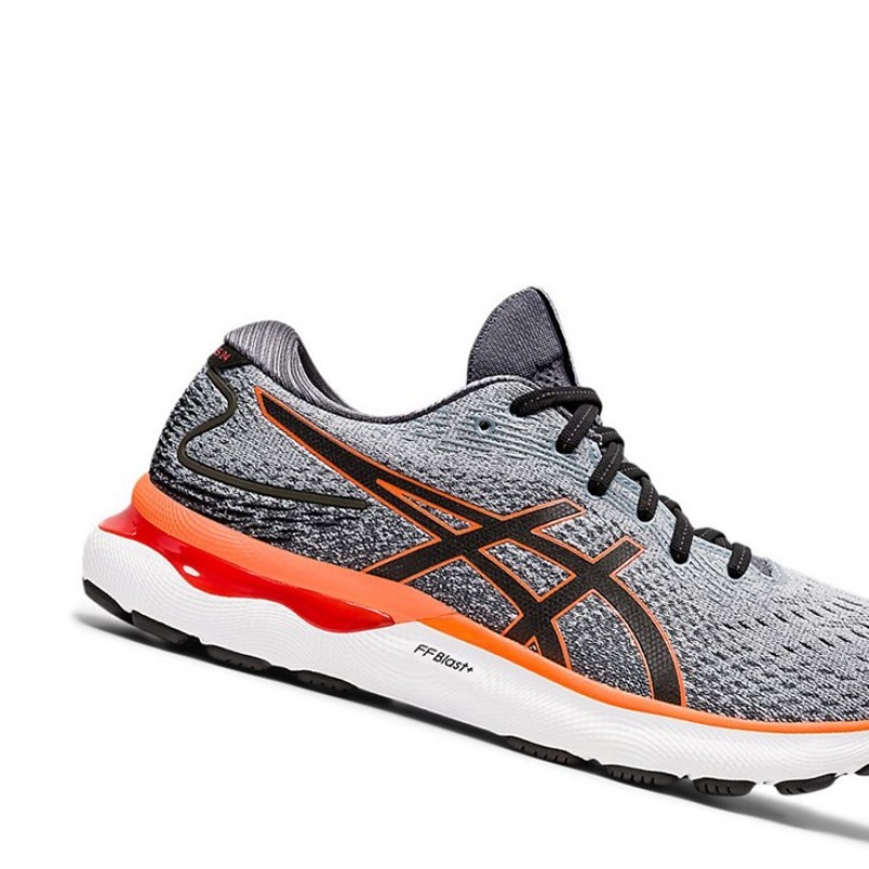 Chaussure Running Asics GEL-NIMBUS 24 Homme Orange | BDXM13754