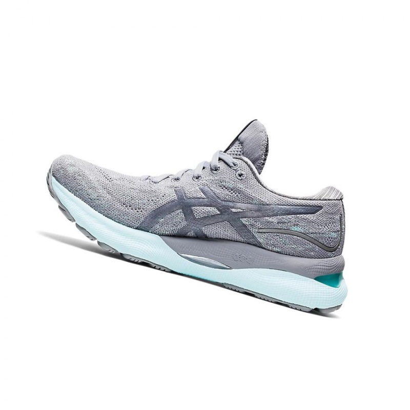 Chaussure Running Asics GEL-NIMBUS 24 MK Femme Grise | AQIG28745