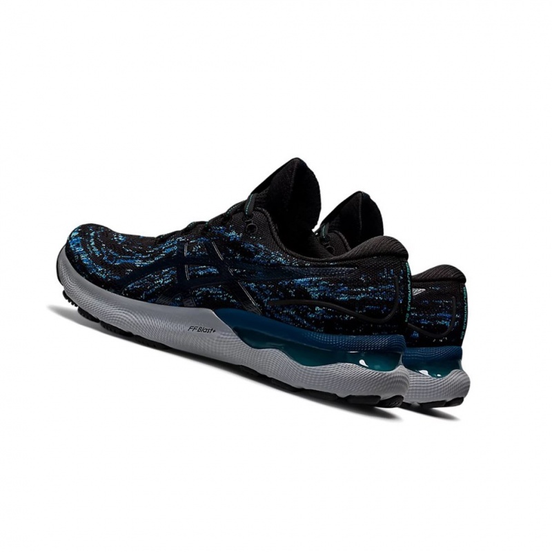 Chaussure Running Asics GEL-NIMBUS 24 MK Homme Noir Bleu | SGIA61309