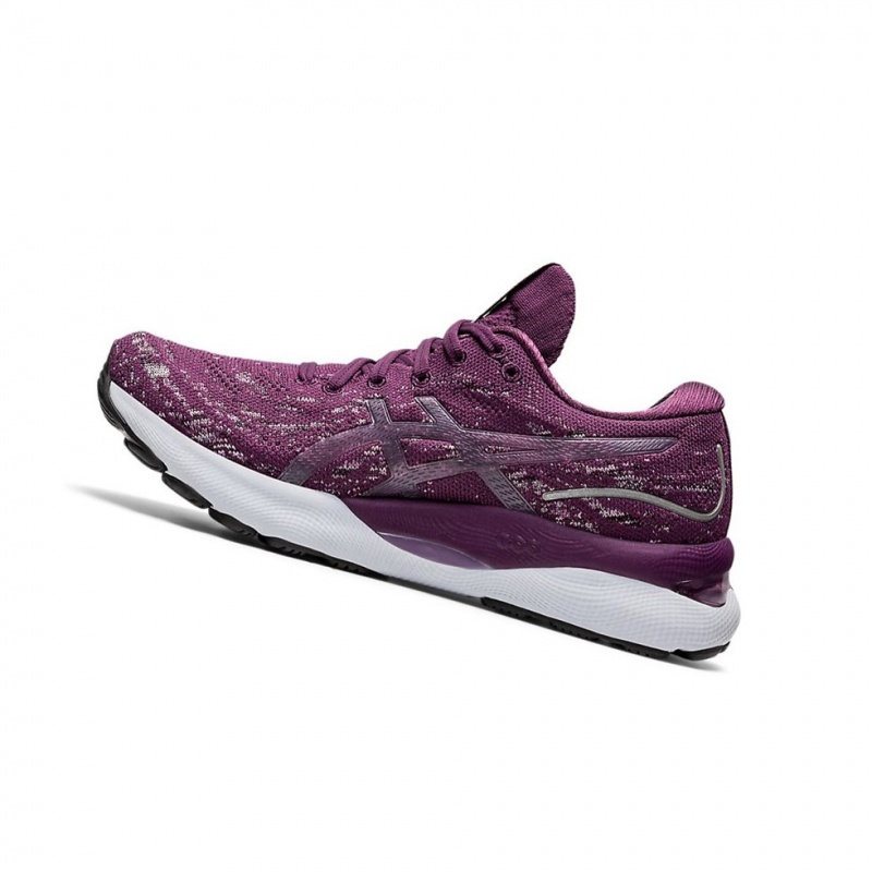 Chaussure Running Asics GEL-NIMBUS 24 MK Femme Noir Rose | JQLF65708