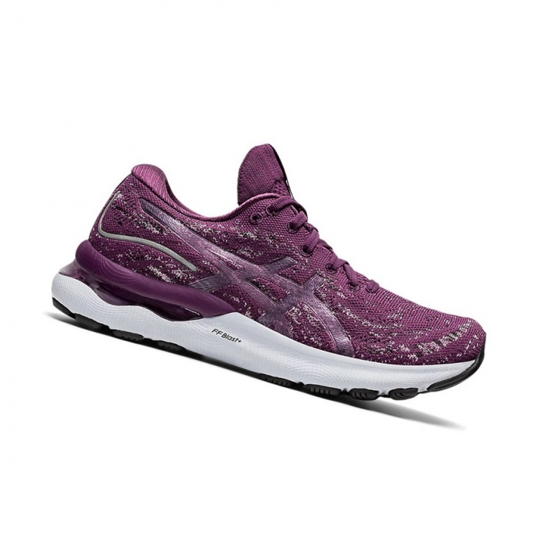 Chaussure Running Asics GEL-NIMBUS 24 MK Femme Noir Rose | JQLF65708