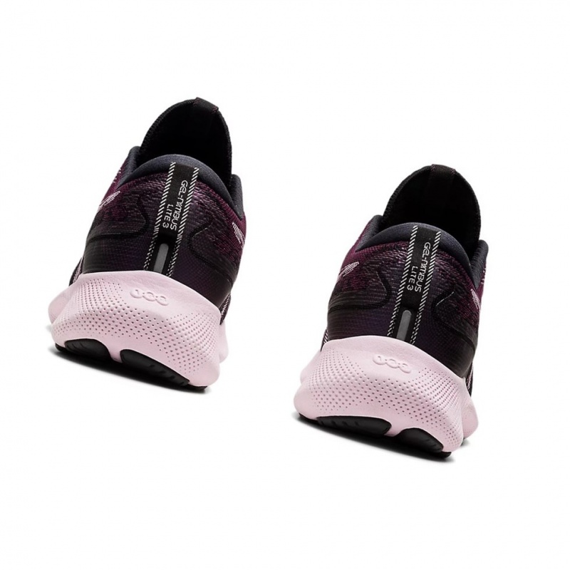 Chaussure Running Asics GEL-NIMBUS LITE 3 Femme Noir Rose | LRPO58029