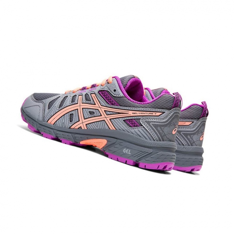 Chaussure Running Asics GEL-VENTURE 7 GS Enfant Grise | EYWZ26175