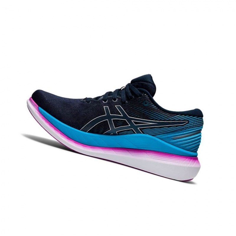 Chaussure Running Asics GLIDERIDE 2 Femme Bleu Marine | VEDM04792