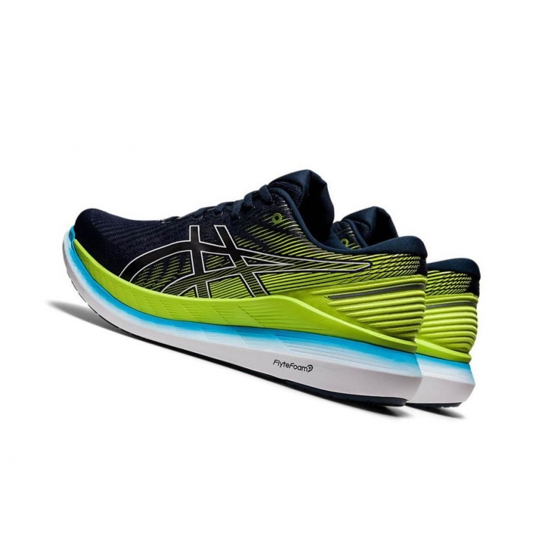 Chaussure Running Asics GLIDERIDE 2 Homme Bleu | YGVW61045