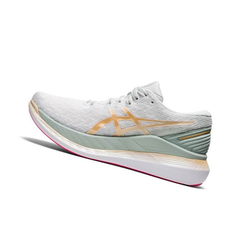 Chaussure Running Asics GLIDERIDE 2 NEW STRONG Femme Blanche | XCBK84925