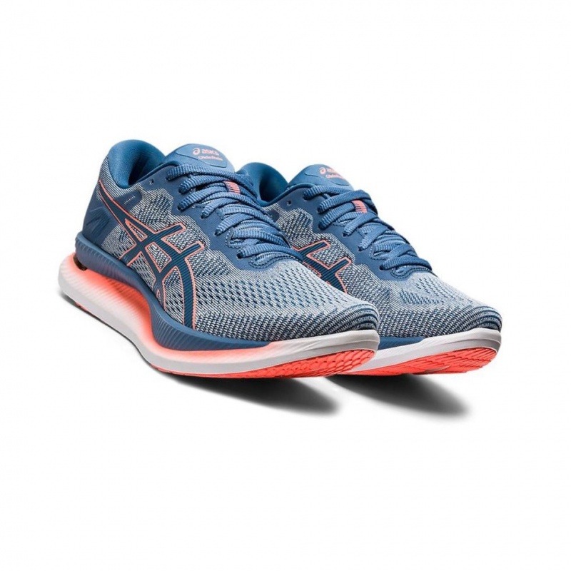 Chaussure Running Asics GLIDERIDE Femme Bleu Clair | MSIV51324