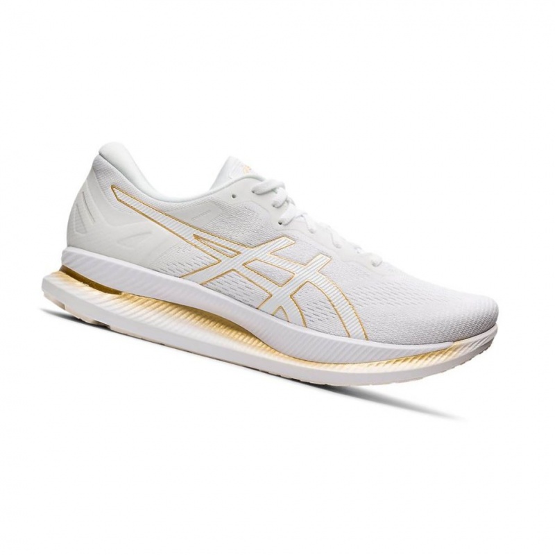 Chaussure Running Asics GLIDERIDE Homme Blanche | JPXV26745