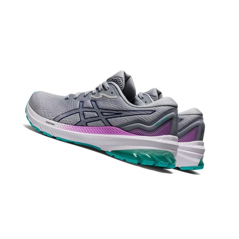 Chaussure Running Asics GT-1000 11 Femme Grise Bleu | DASK20589