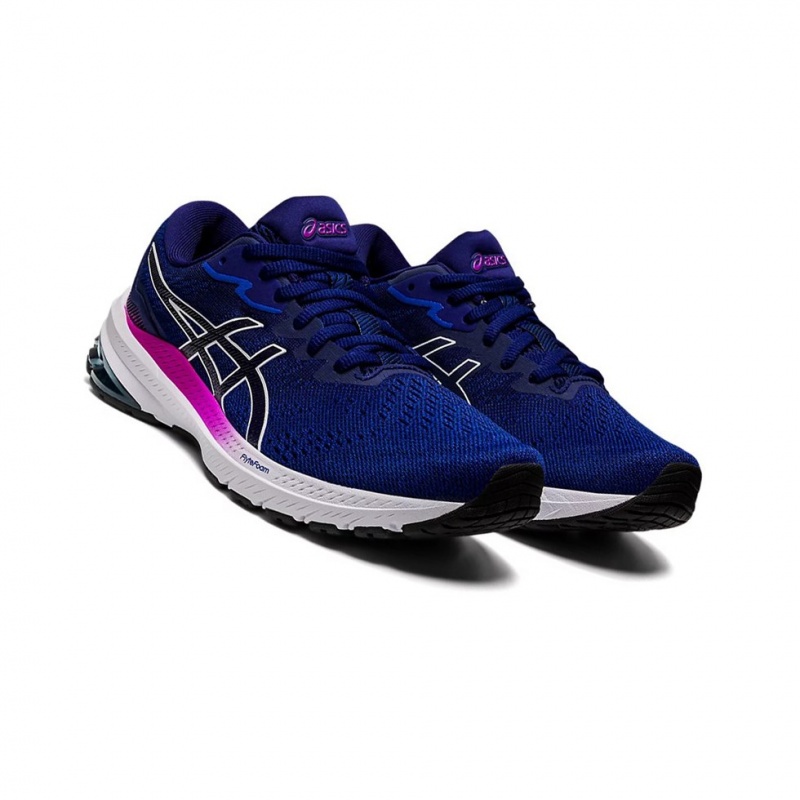 Chaussure Running Asics GT-1000 11 Femme Bleu | NWYZ20964