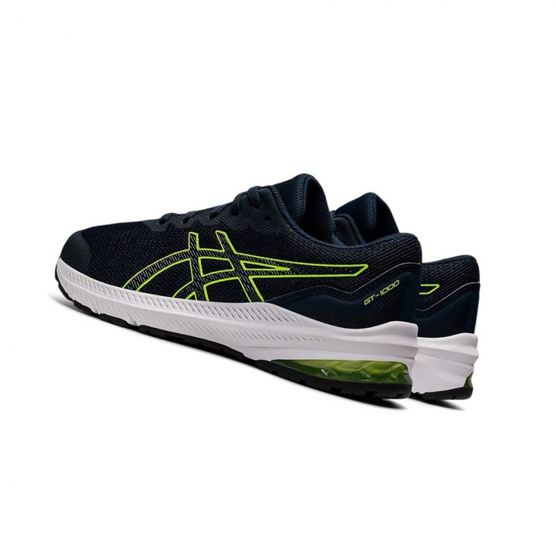 Chaussure Running Asics GT-1000 11 GS Enfant Bleu Vert | ZEGH40678