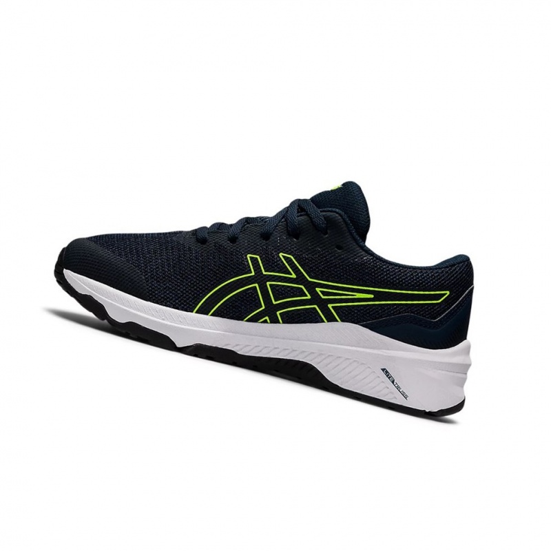 Chaussure Running Asics GT-1000 11 GS Enfant Bleu Vert | ZEGH40678