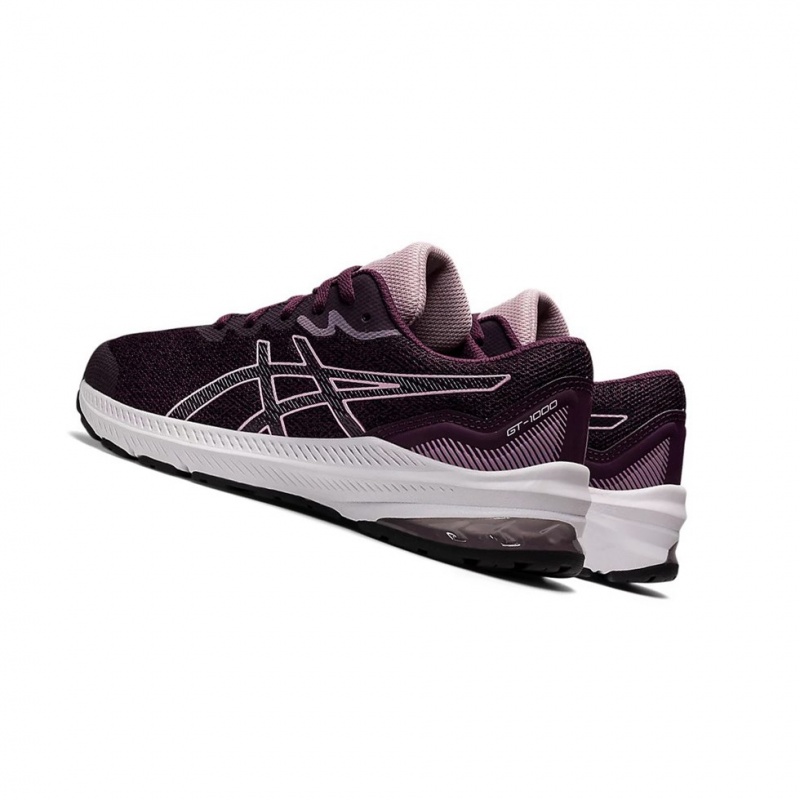 Chaussure Running Asics GT-1000 11 GS Enfant Noir Rose | ZRCV75306