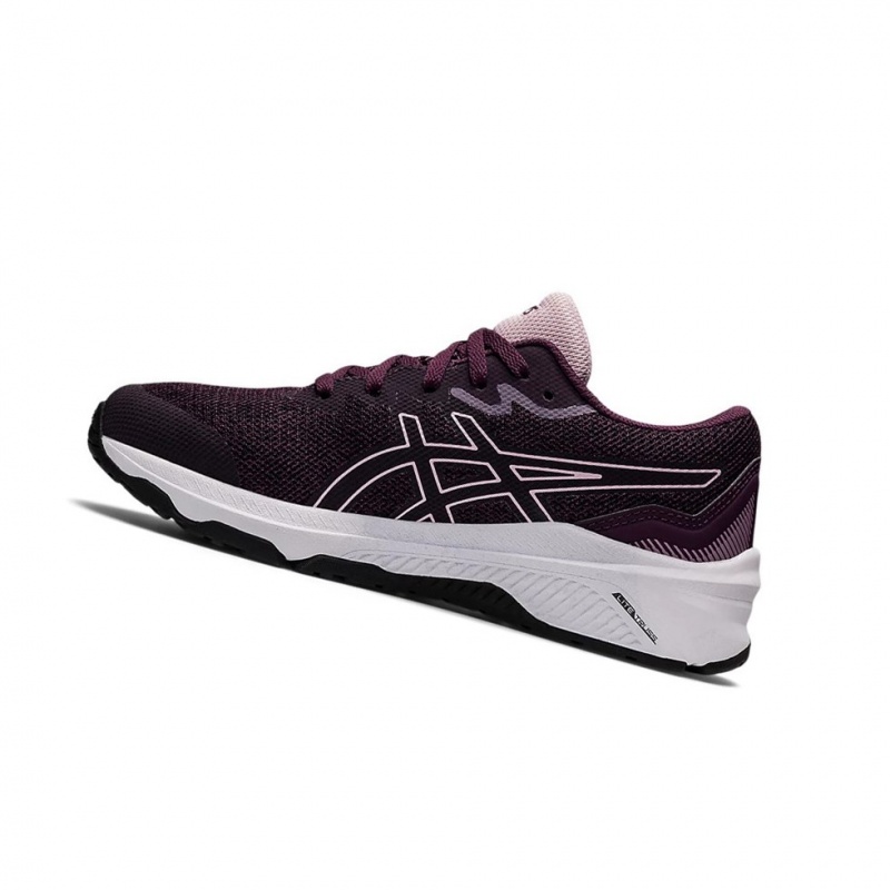 Chaussure Running Asics GT-1000 11 GS Enfant Noir Rose | ZRCV75306