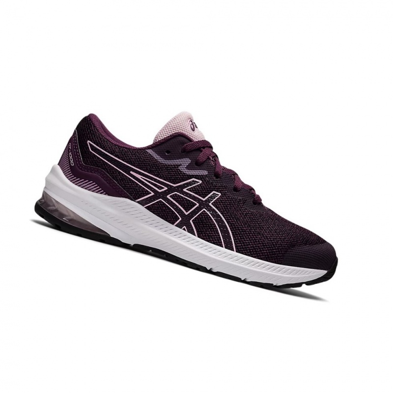 Chaussure Running Asics GT-1000 11 GS Enfant Noir Rose | ZRCV75306