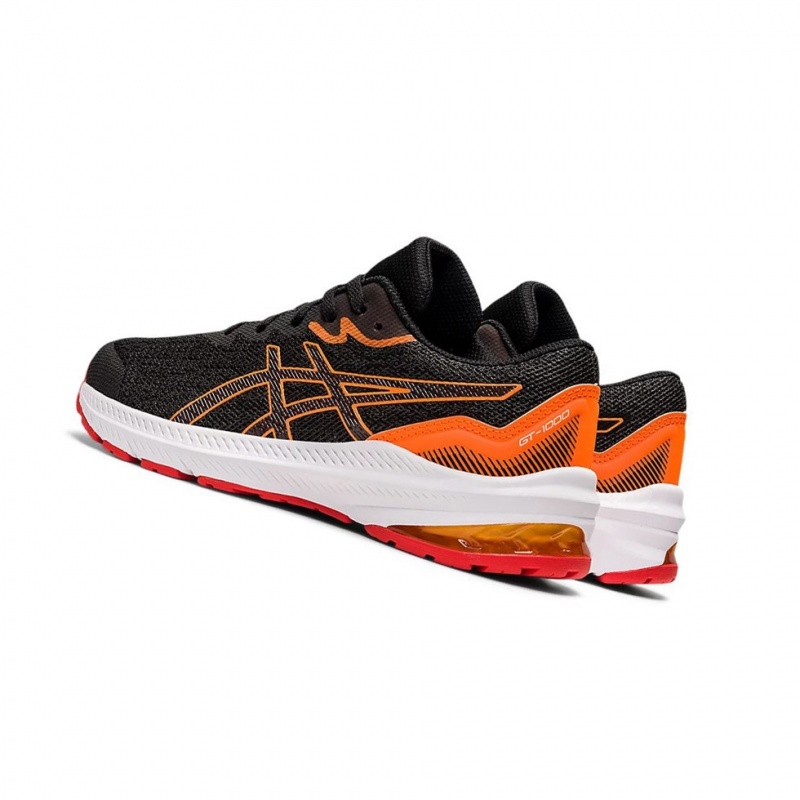 Chaussure Running Asics GT-1000 11 GS Enfant Grise Rouge | DOFU43829