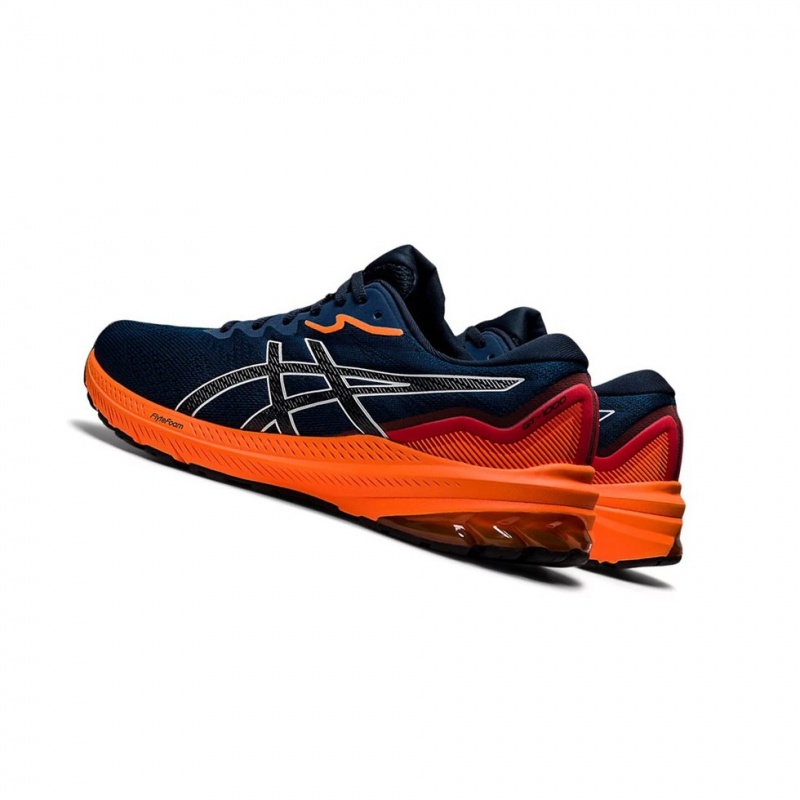 Chaussure Running Asics GT-1000 11 Homme Bleu Orange | KVTI98704