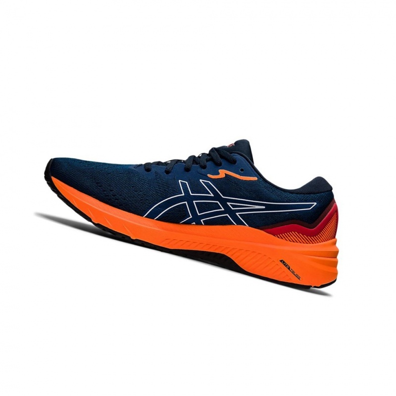 Chaussure Running Asics GT-1000 11 Homme Bleu Orange | KVTI98704