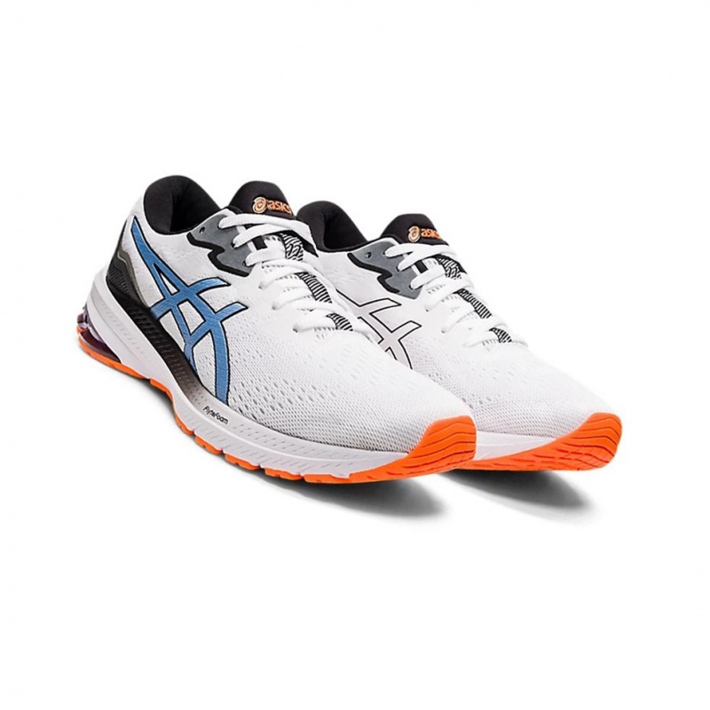 Chaussure Running Asics GT-1000 11 Homme Blanche Bleu | QJMZ09782