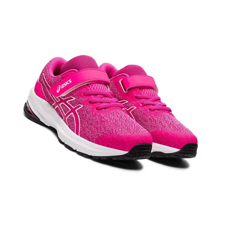 Chaussure Running Asics GT-1000 11 PS Enfant Rose Blanche | ZPRT29163