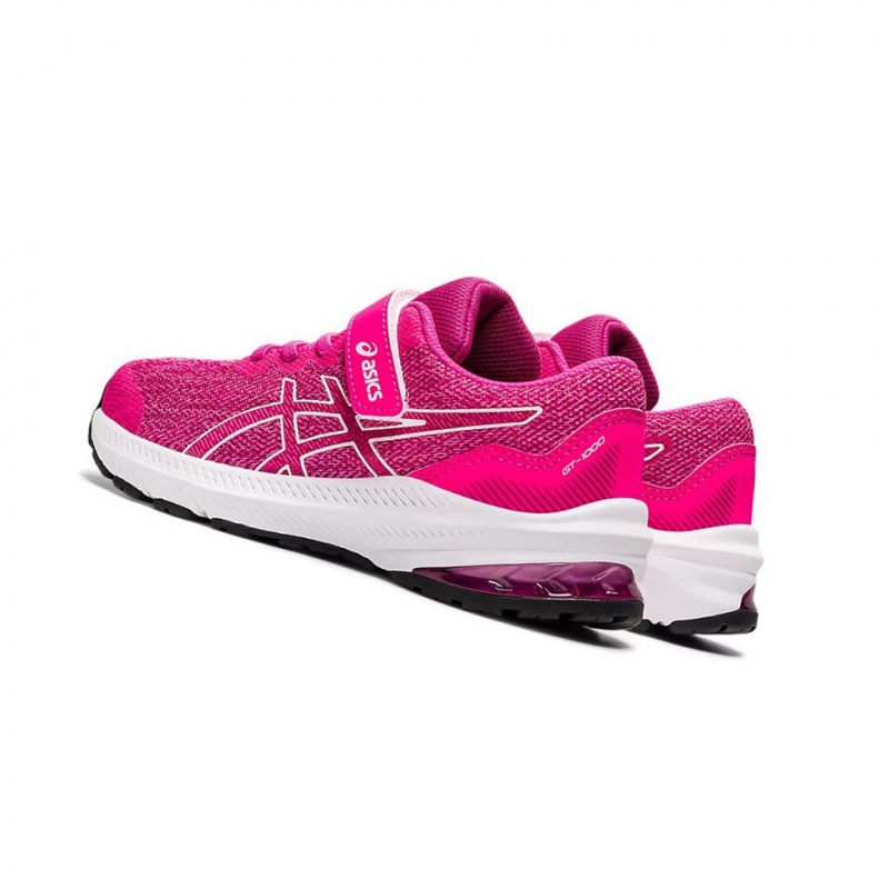 Chaussure Running Asics GT-1000 11 PS Enfant Rose Blanche | ZPRT29163