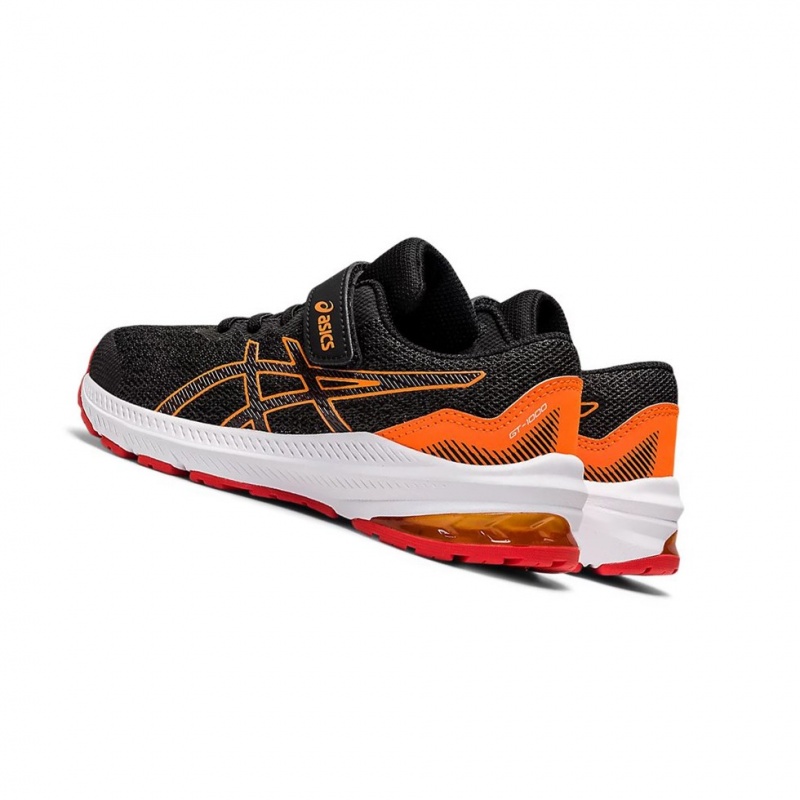 Chaussure Running Asics GT-1000 11 PS Enfant Grise Rouge | AXBW79614