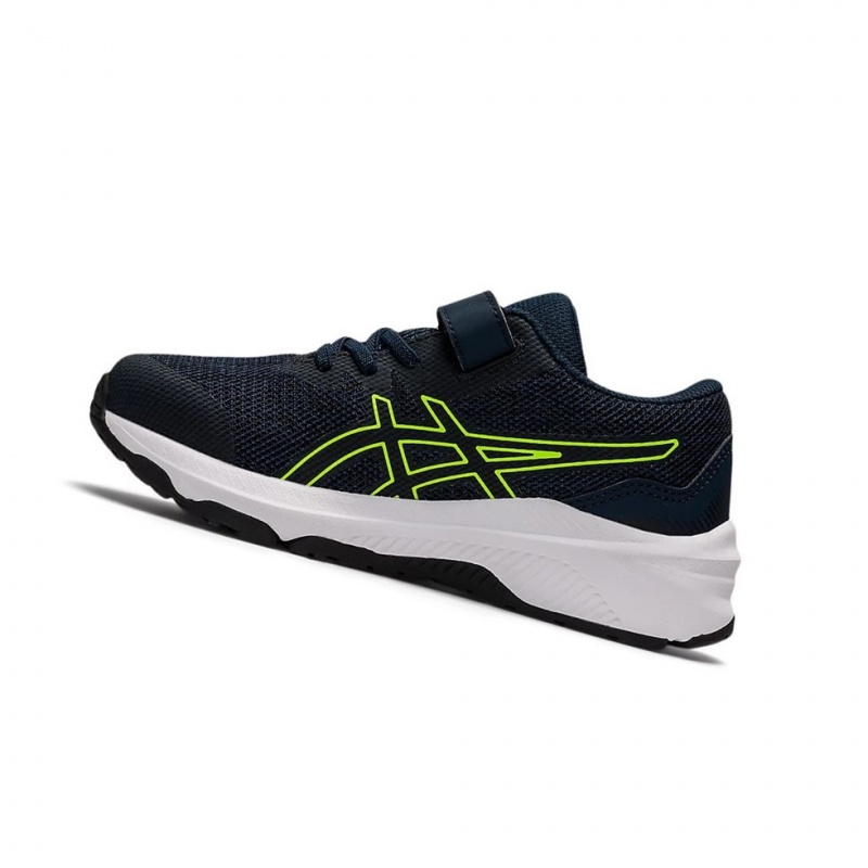 Chaussure Running Asics GT-1000 11 PS Enfant Bleu Vert | QZRD91286