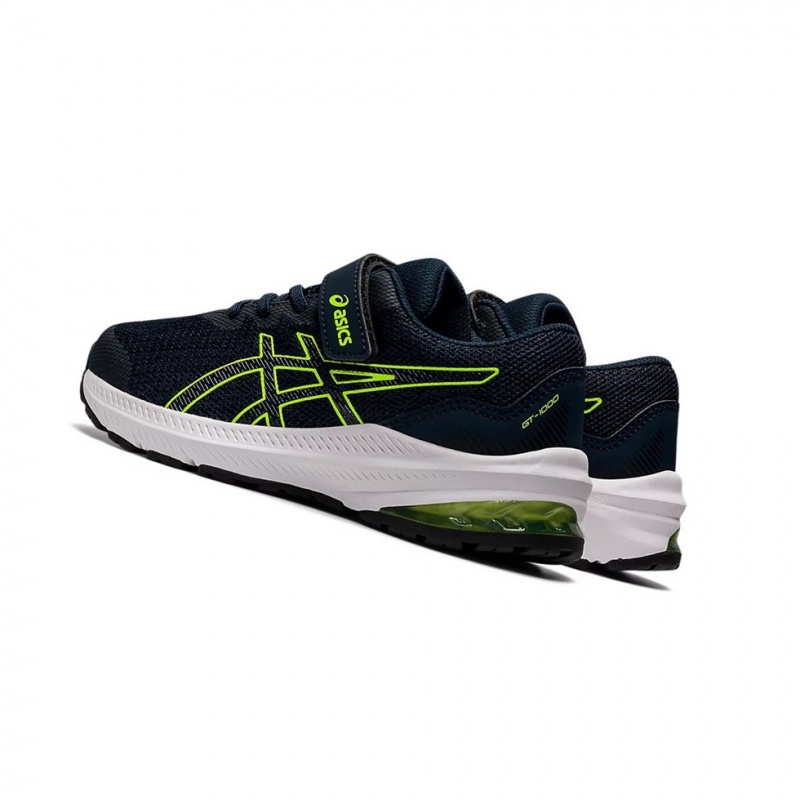 Chaussure Running Asics GT-1000 11 PS Enfant Bleu Vert | TDPN50912