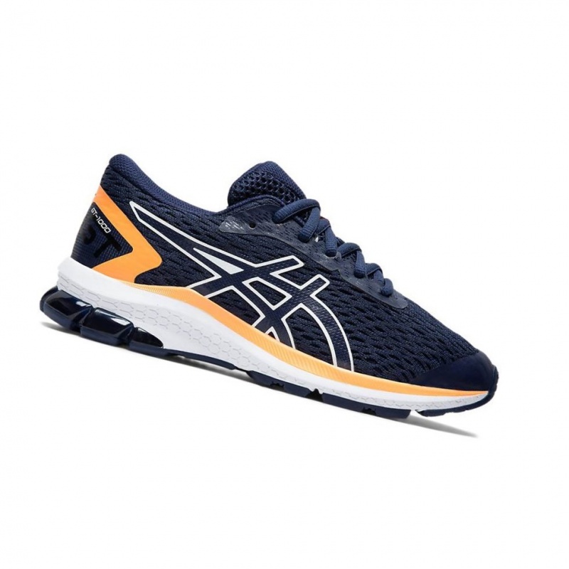 Chaussure Running Asics GT-1000 9 GS Enfant Bleu Marine | SIRL61753