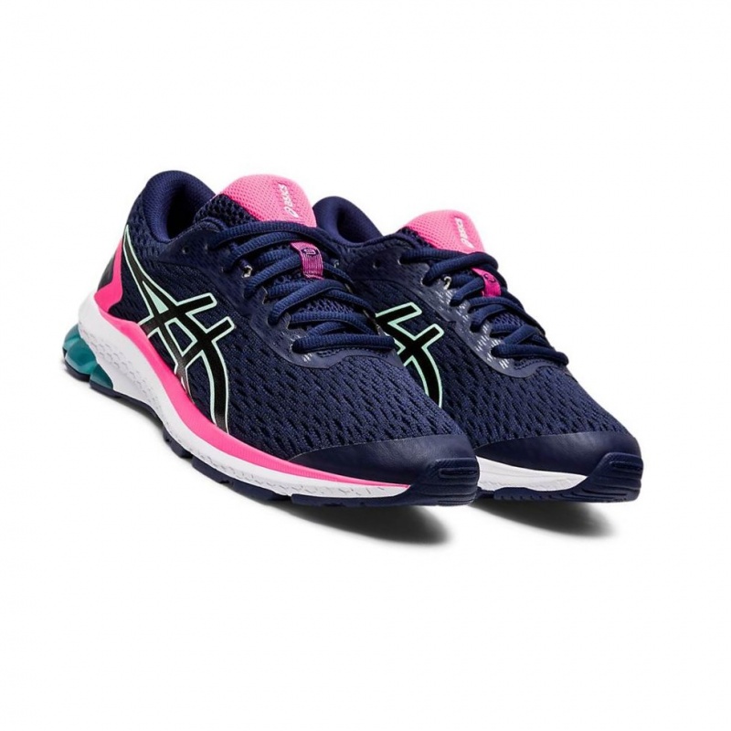 Chaussure Running Asics GT-1000 9 GS Enfant Bleu Marine | USTC92385