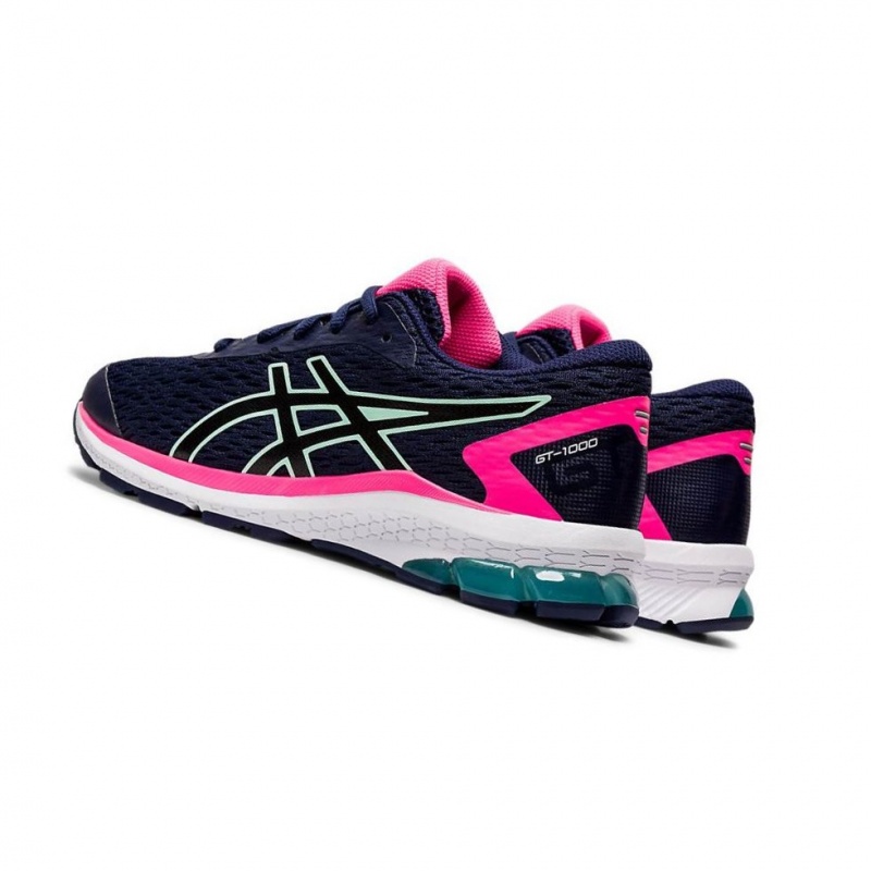 Chaussure Running Asics GT-1000 9 GS Enfant Bleu Marine | USTC92385