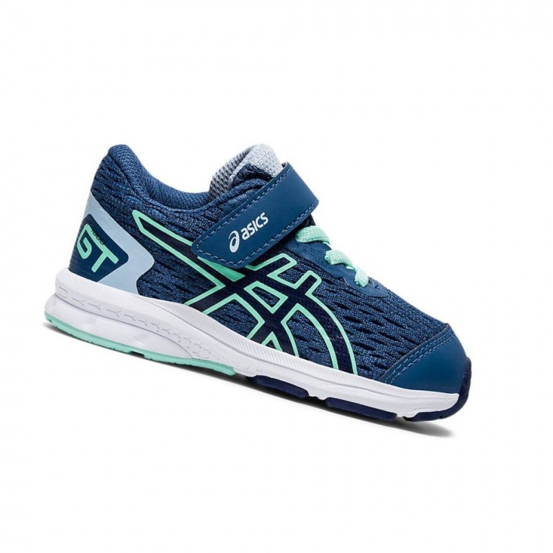 Chaussure Running Asics GT-1000 9 TS Enfant Bleu Foncé | IZAH72603