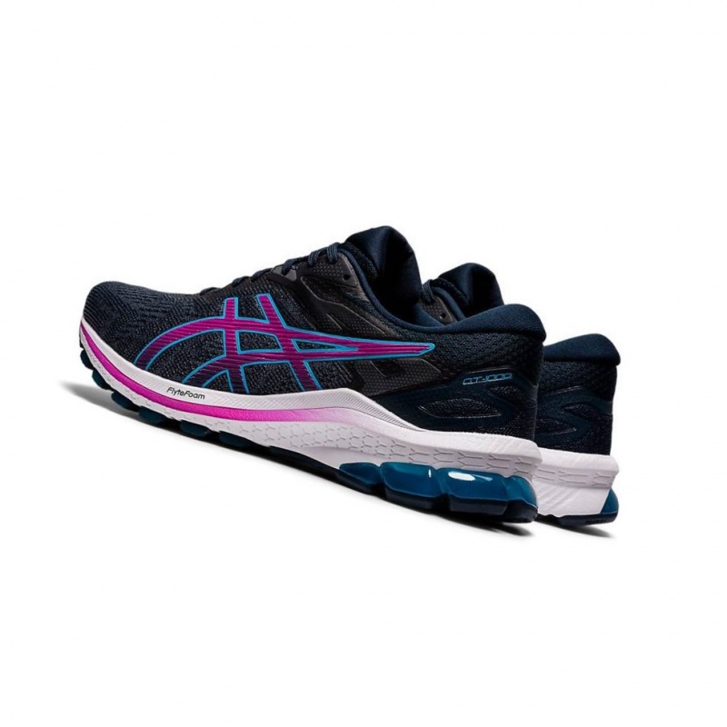 Chaussure Running Asics GT-1000 Femme Bleu Marine | YHXU71402